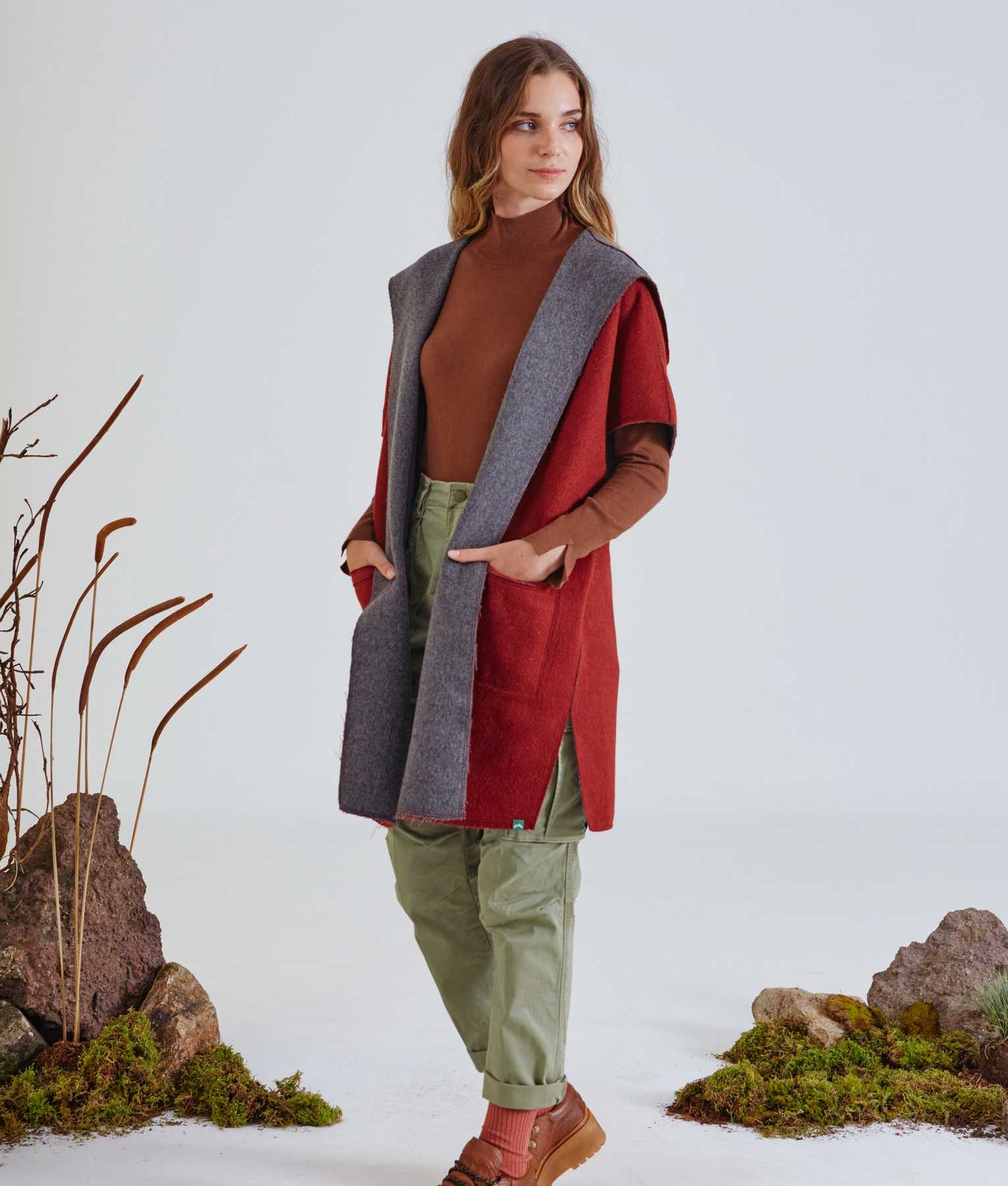 Women's Reversible Pullover Vest