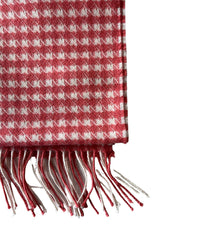 Pied De Poule Alpaca Scarf (100% Baby Alpaca)