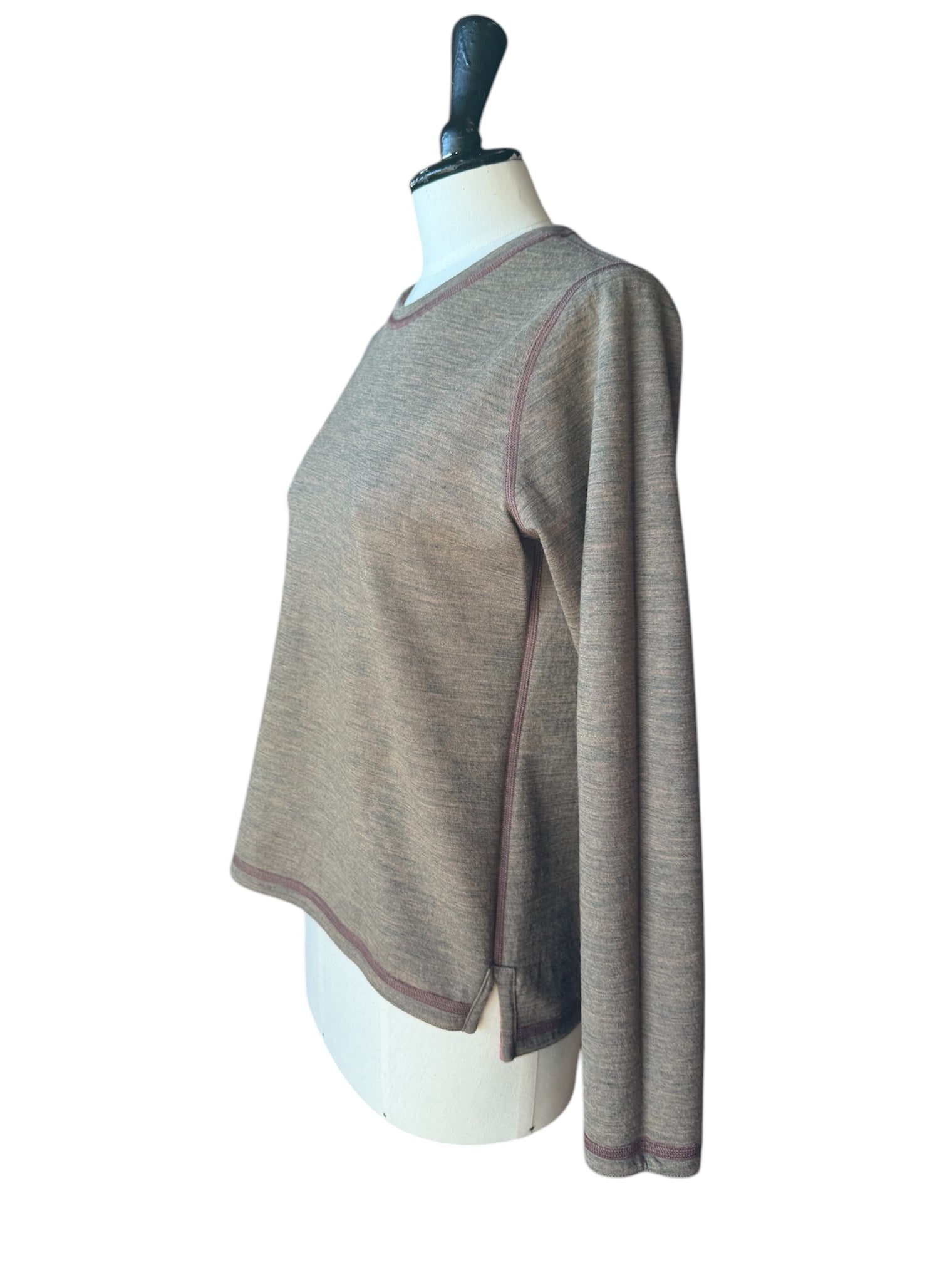 Ladies' Circular Alpaca Reversible Pullover