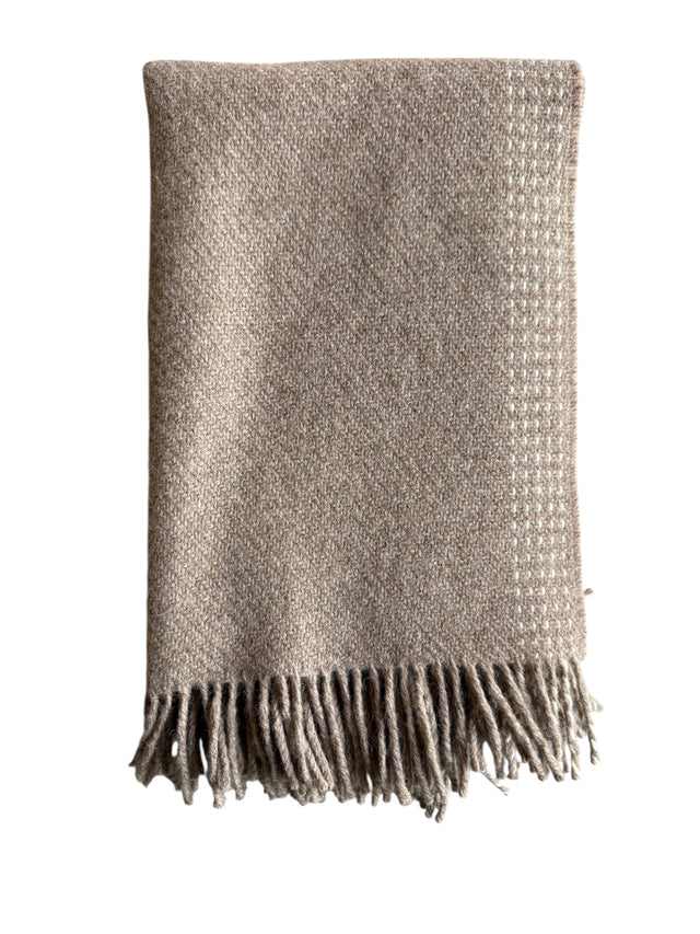 Multi Stitched ECO Scarf w/Twisted Fringes