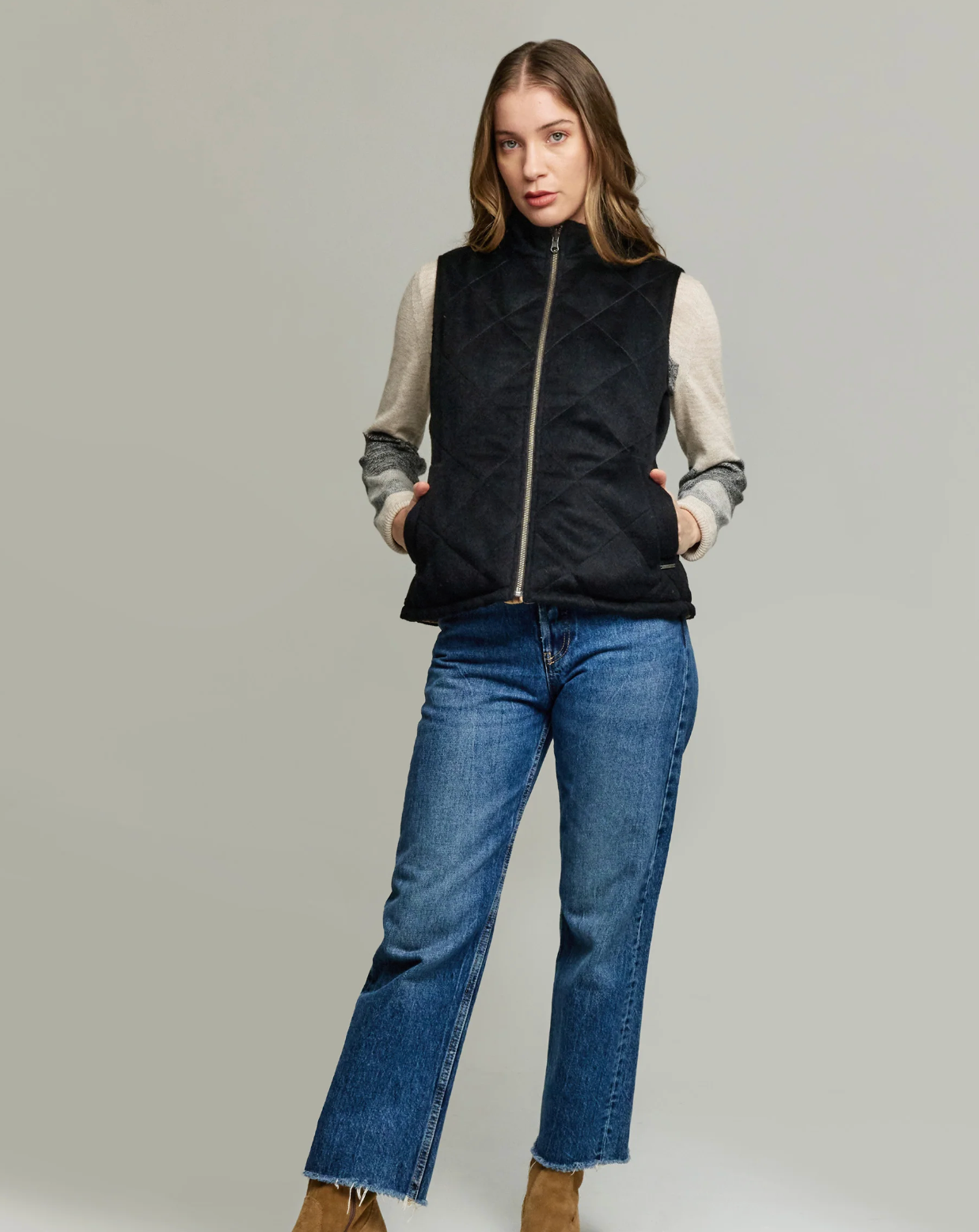 Ladies' Ystoria Reversible Alpaca Vest