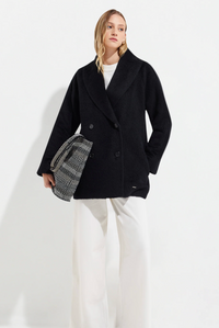 Ladies' Yvanka Double Breasted Suri Alpaca Jacket