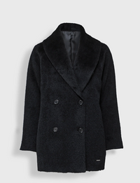 Ladies' Yvanka Double Breasted Suri Alpaca Jacket