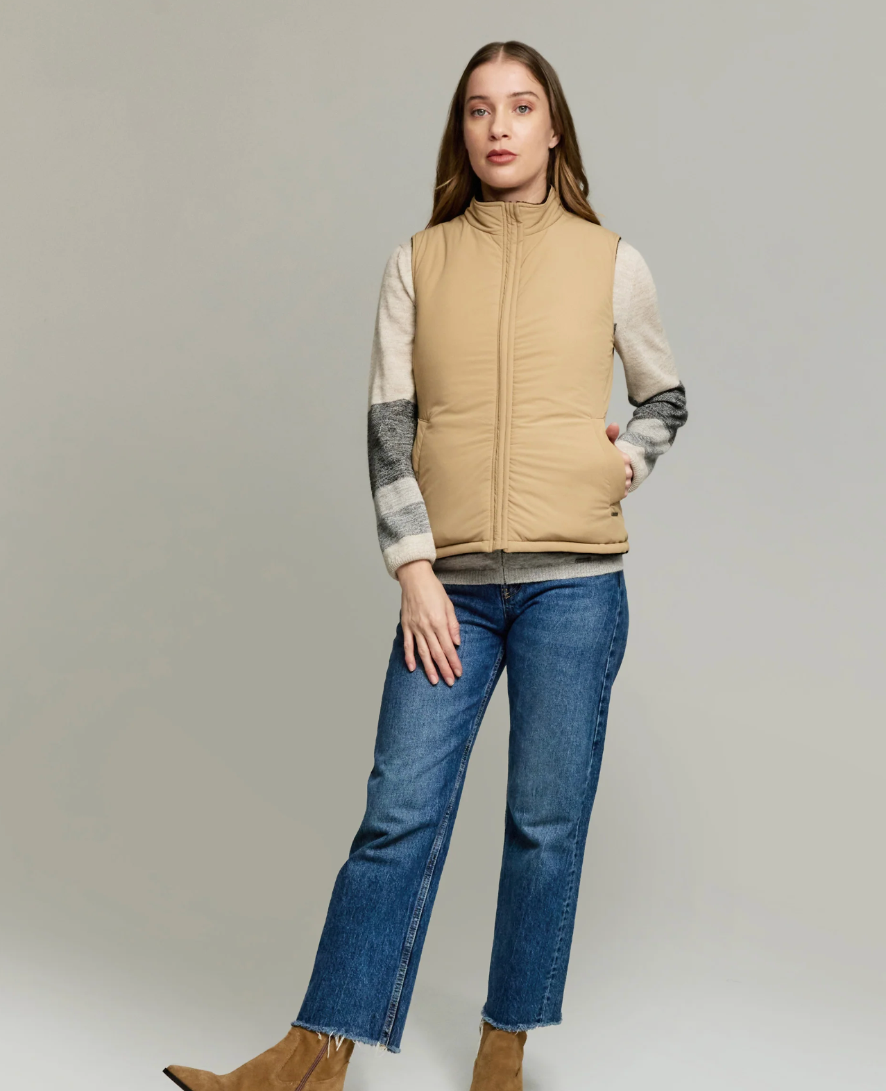 Ladies' Ystoria Reversible Alpaca Vest