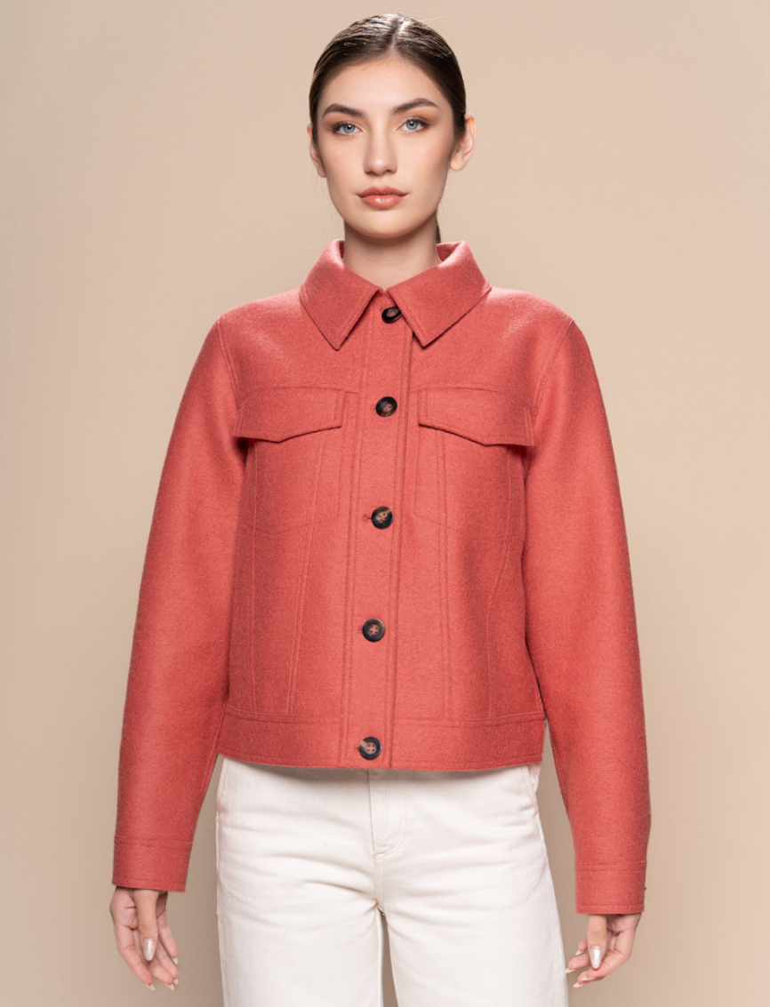 Ladies' Short Alpaca Jacket