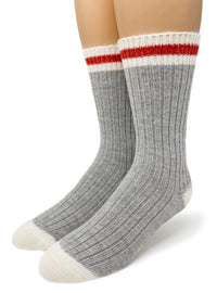 Classic Adult Alpaca Throwback Socks