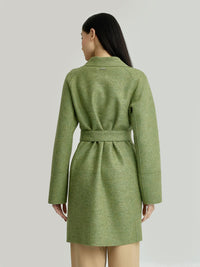 Yrene Felted Alpaca Wrap Coat