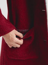 Alaia Reversible Alpaca Coat