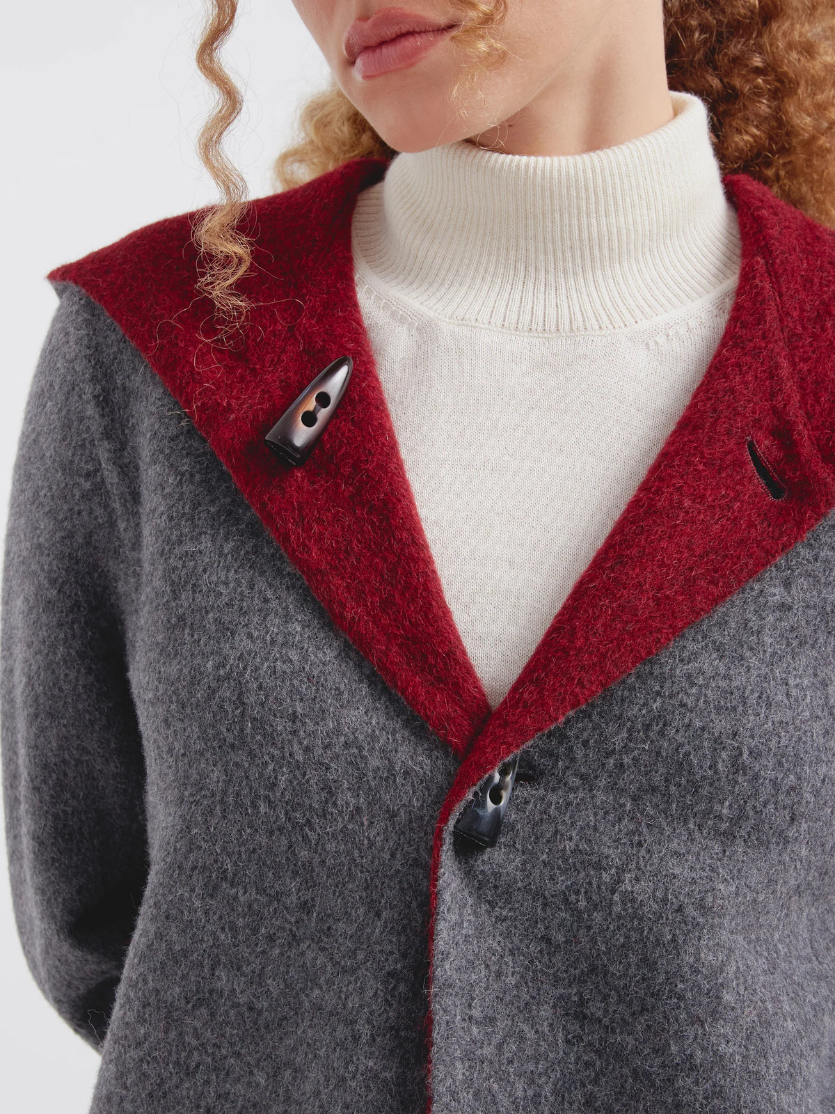 Alaia Reversible Alpaca Coat