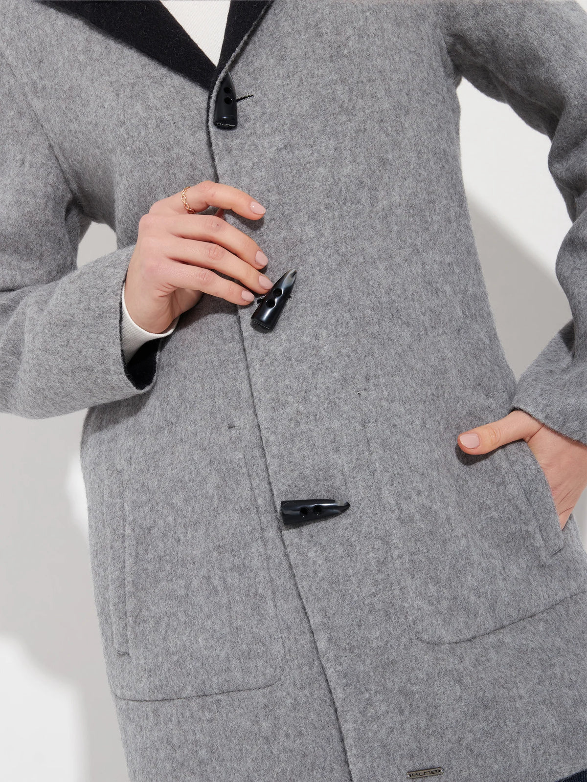Alaia Reversible Alpaca Coat