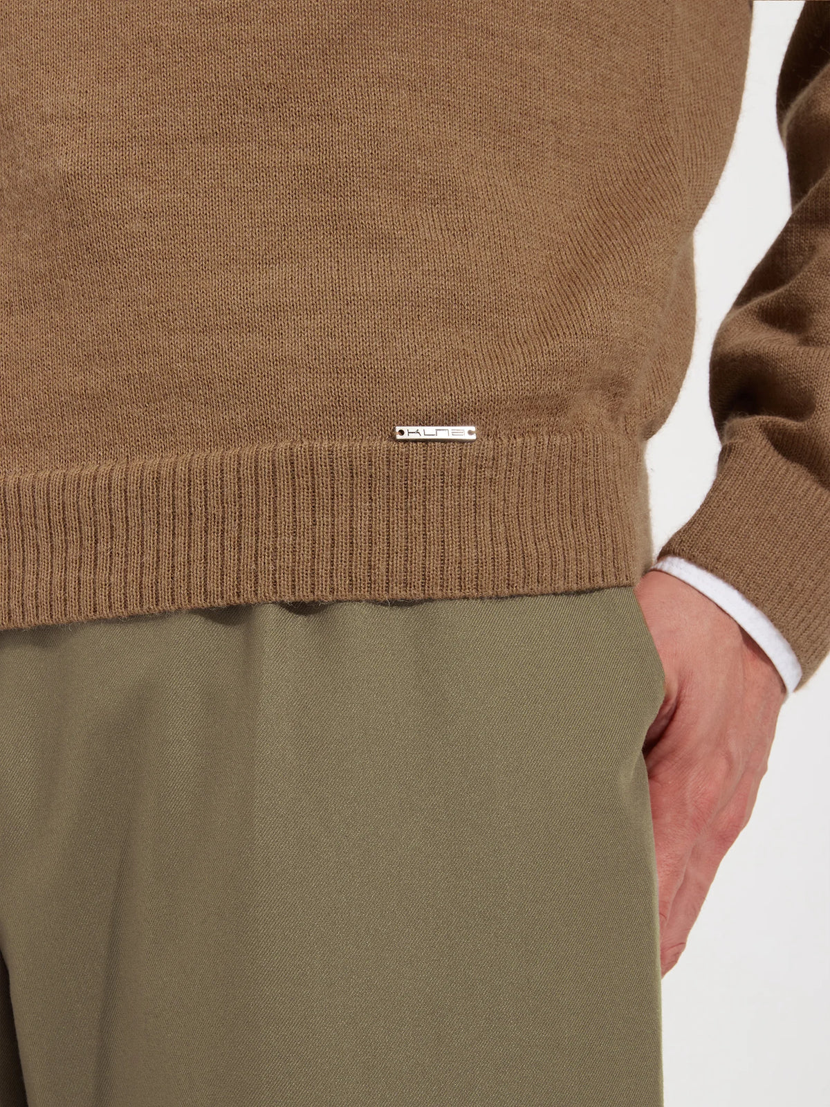 Alan Essential V-Neck Baby Alpaca Sweater