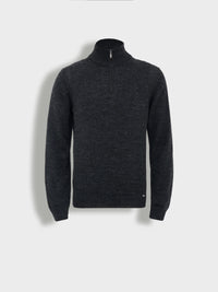 Albert 1/4 Zip Baby Alpaca Sweater