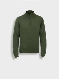 Albert 1/4 Zip Baby Alpaca Sweater