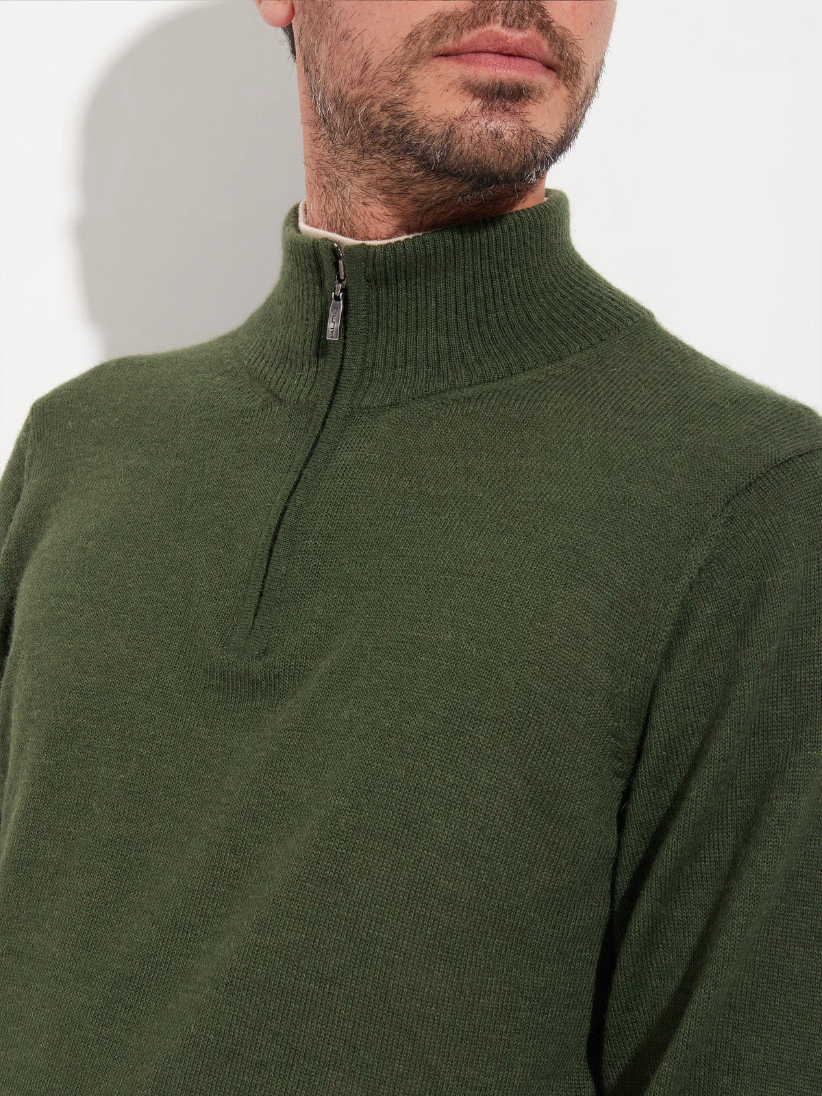 Albert 1/4 Zip Baby Alpaca Sweater