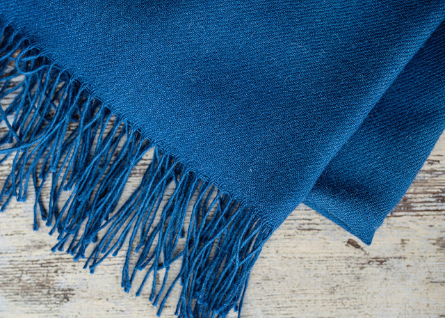 Unicolour Classic Alpaca Shawl