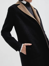 Caviar Reversible Alpaca Coat