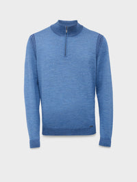 Chopin Quarter Zip Alpaca Sweater