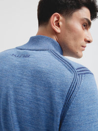 Chopin Quarter Zip Alpaca Sweater