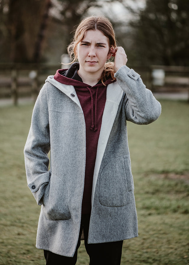 Ladies' Reversible Alpaca Coat