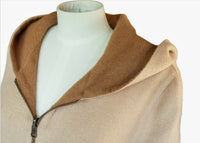 Ladies' Reversible Alpaca Coat with Zipper