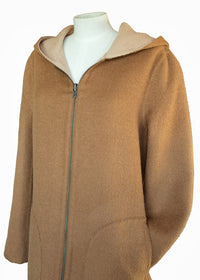 Ladies' Reversible Alpaca Coat with Zipper