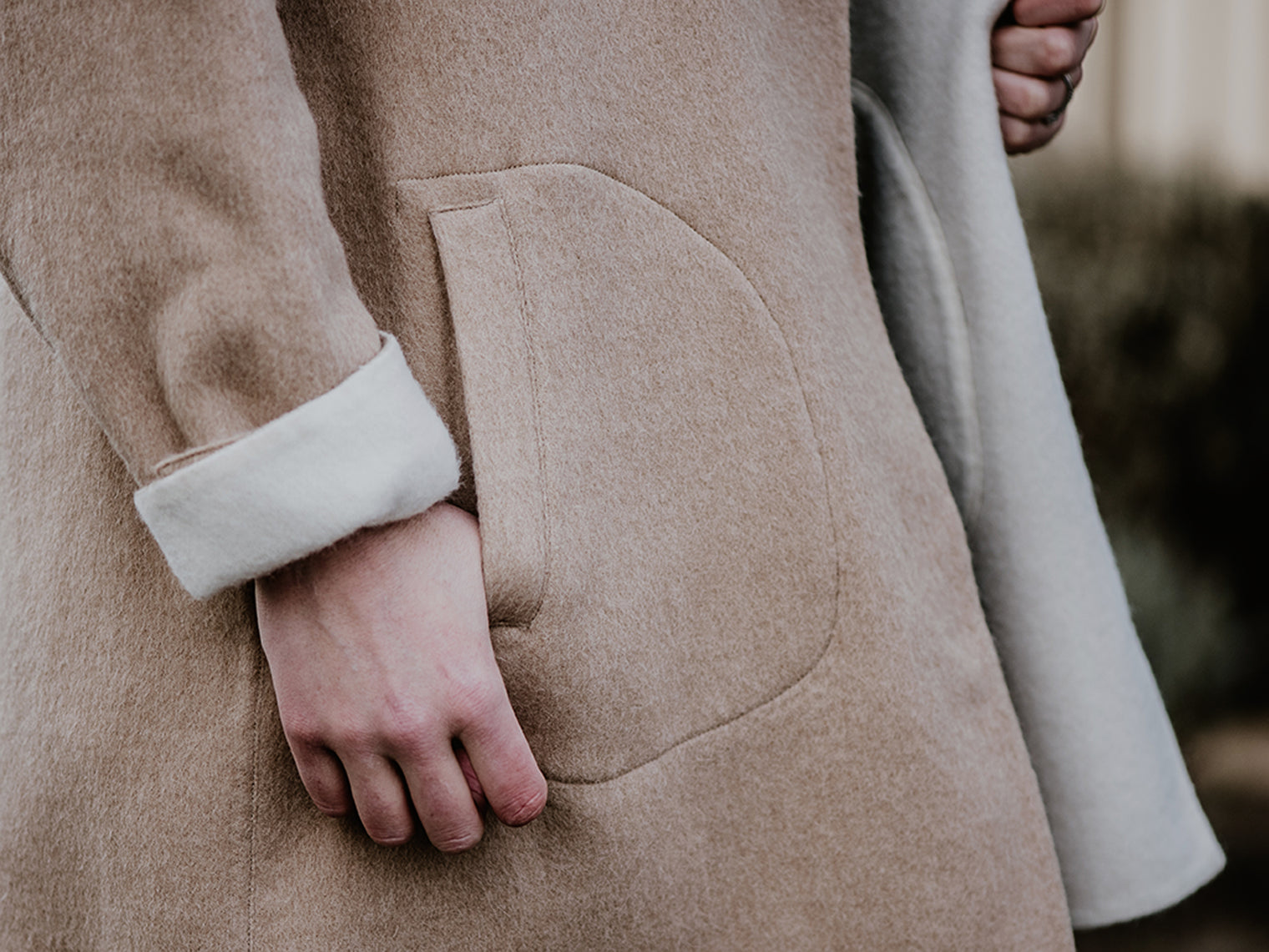 Ladies' Reversible Alpaca Coat