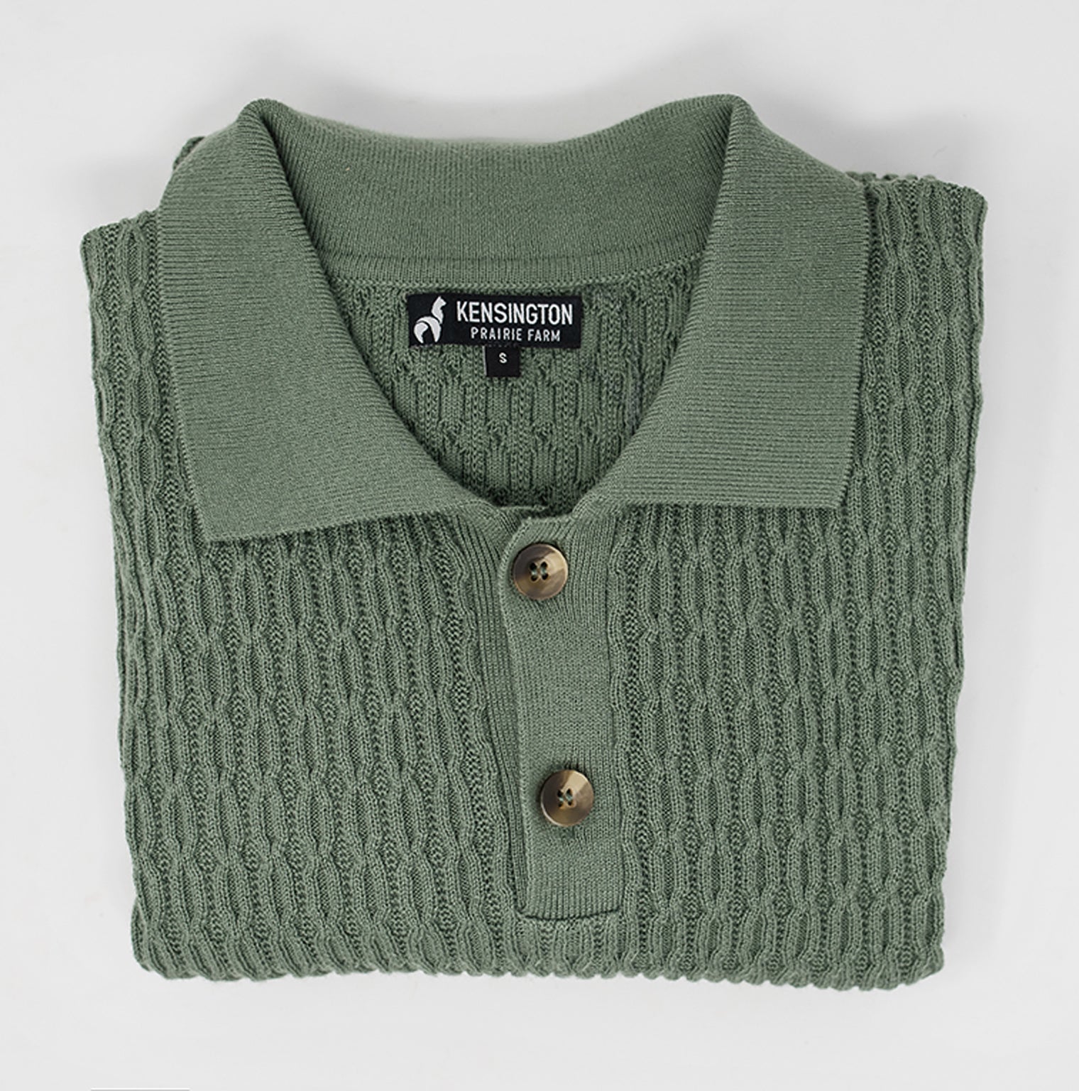 Men's Knit  Cable T-Shirt