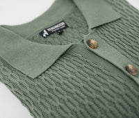 Men's Knit  Cable T-Shirt