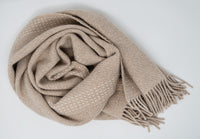 Multi Stitched ECO Scarf w/Twisted Fringes