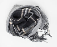 Double Faced Plaid Scarf