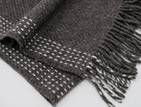 Multi Stitched ECO Scarf w/Twisted Fringes