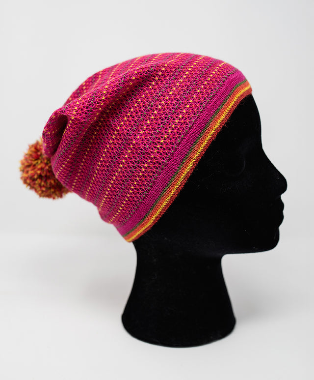 Striped Alpaca Toque