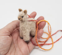 Felted Alpaca Necklace