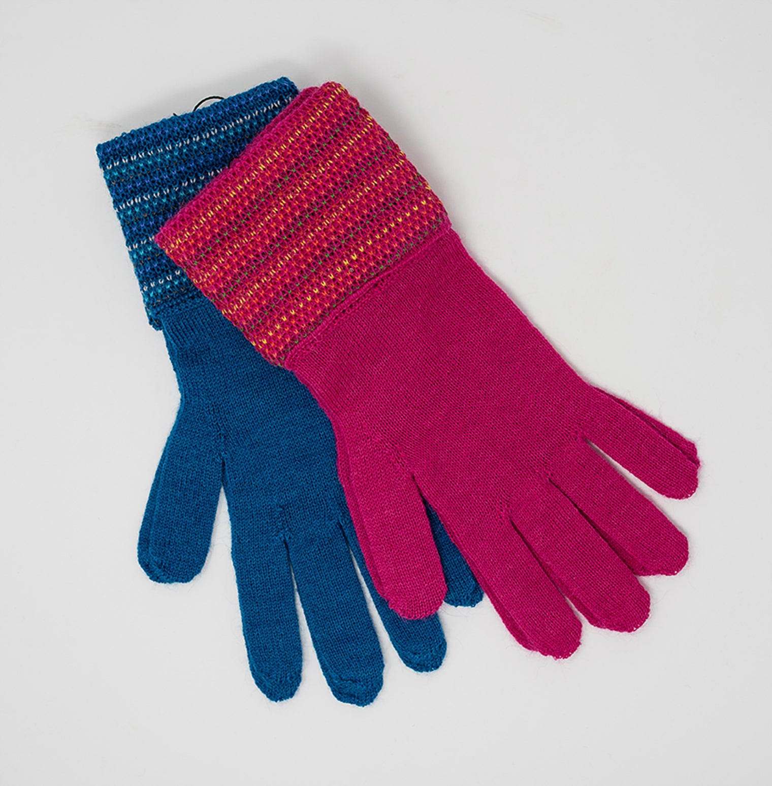 Striped Alpaca Gloves