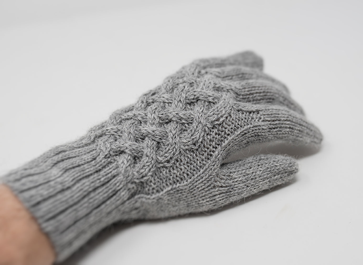 Celtic Knot Alpaca Gloves