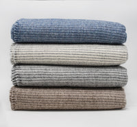 Striped Alpaca Throw