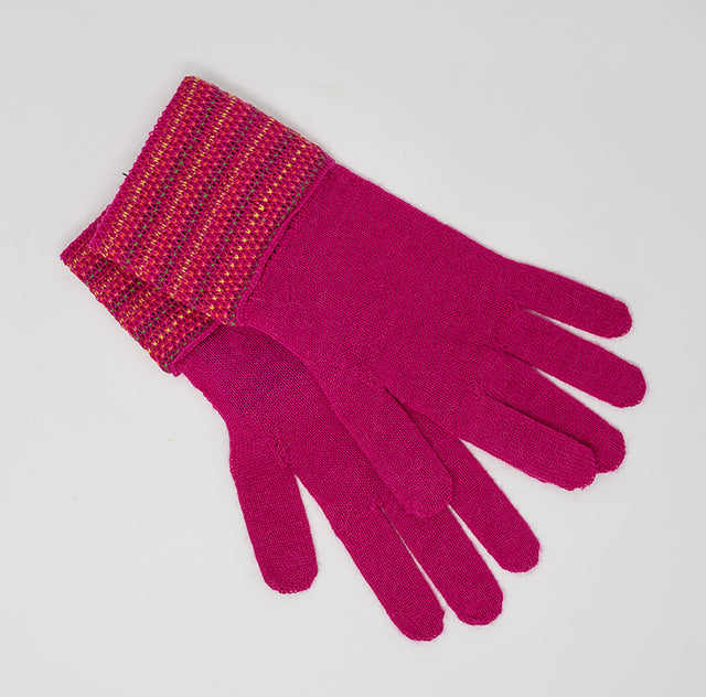 Striped Alpaca Gloves