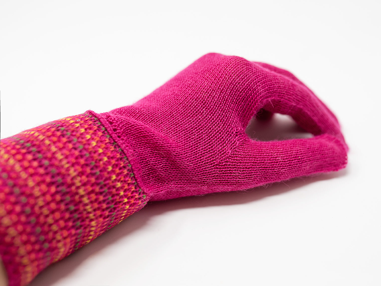 Striped Alpaca Gloves