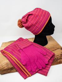 Striped Alpaca Scarf