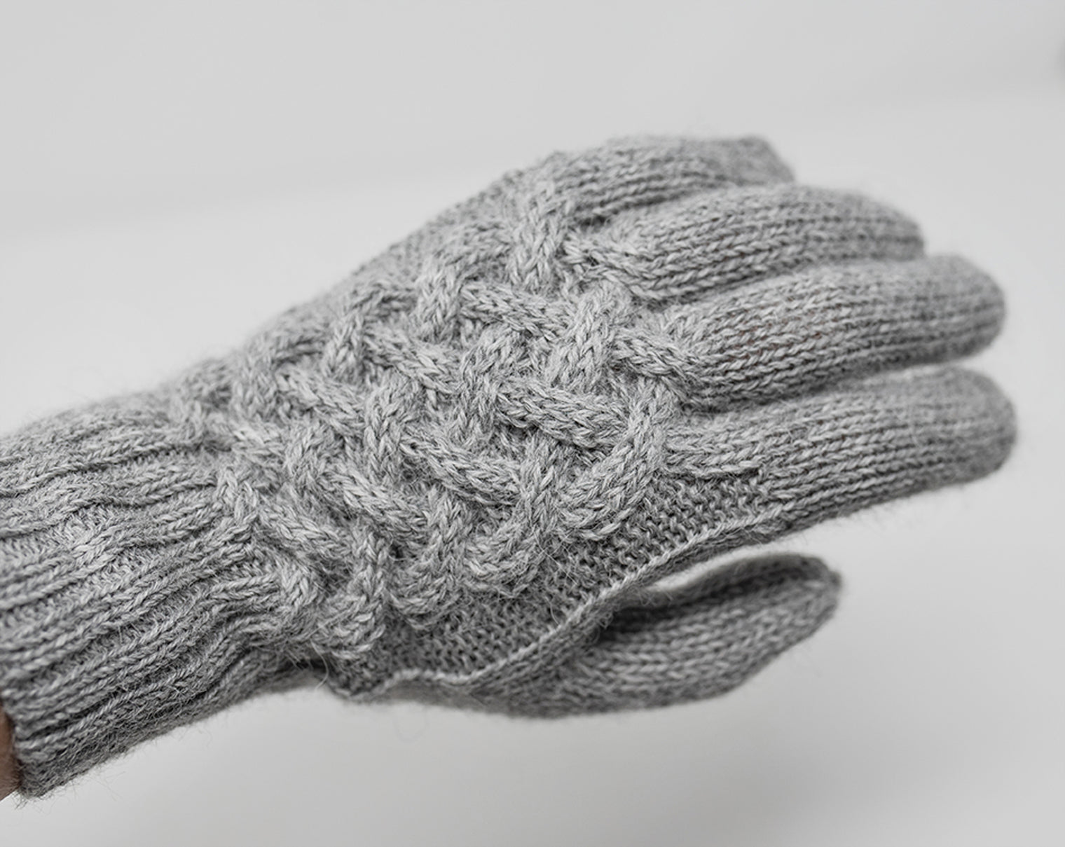 Celtic Knot Alpaca Gloves