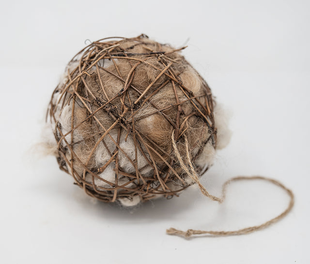 Bird Nesting Kit with Alpaca Fleece Refill (200 grams)