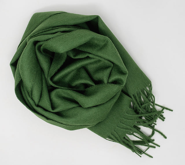 Solid Weave Brushed Scarf