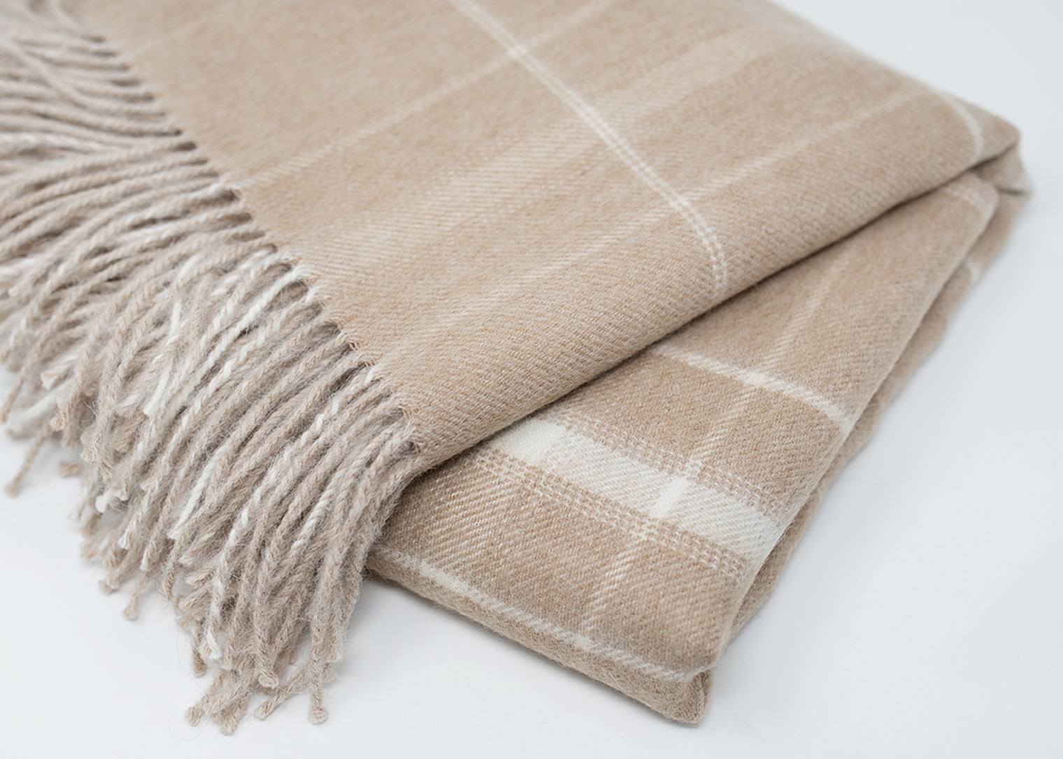 Alpaca Plaid ECO Throw