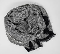 Alpaca Herringbone Shawl