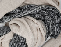 Alpaca Herringbone Shawl