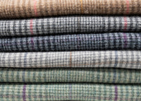 Recycled Check Large Alpaca Throw