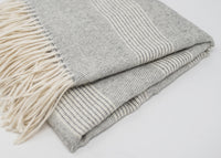 Striped Alpaca Throw
