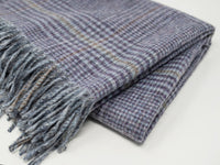 Recycled Check Large Alpaca Throw