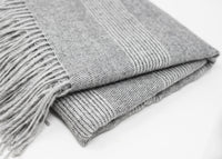 Striped Alpaca Throw