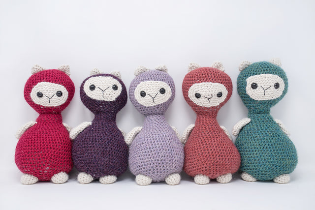 Crocheted Alpaca Figurine Fiberfill